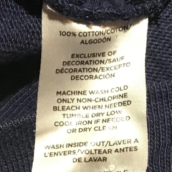 LOFT Embroidered navy sweater top - Picture 5 of 5